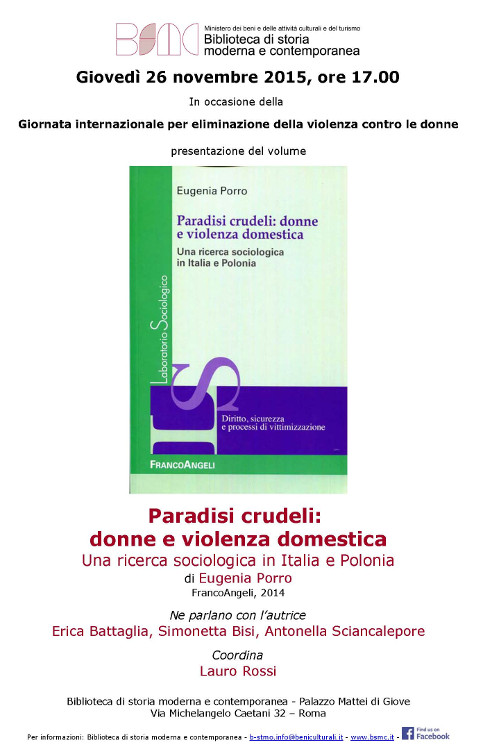 paradisi crudeli: donne e violenza domestica